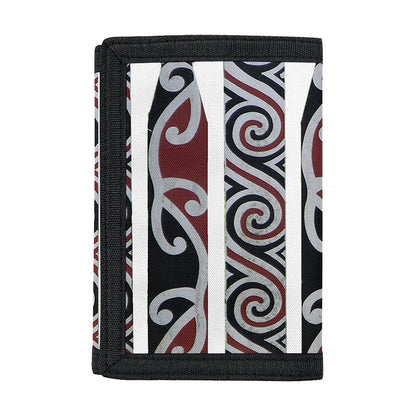 Maori Fence Print Trifold Wallet