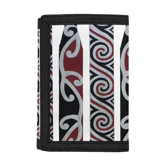 Maori Fence Print Trifold Wallet