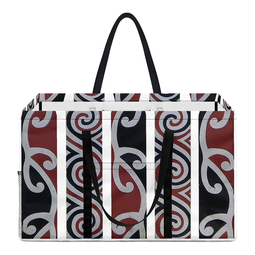 Maori Fence Print Utility Tote Bag