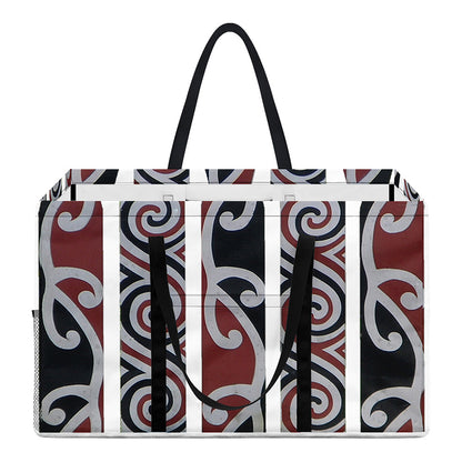 Maori Fence Print Utility Tote Bag