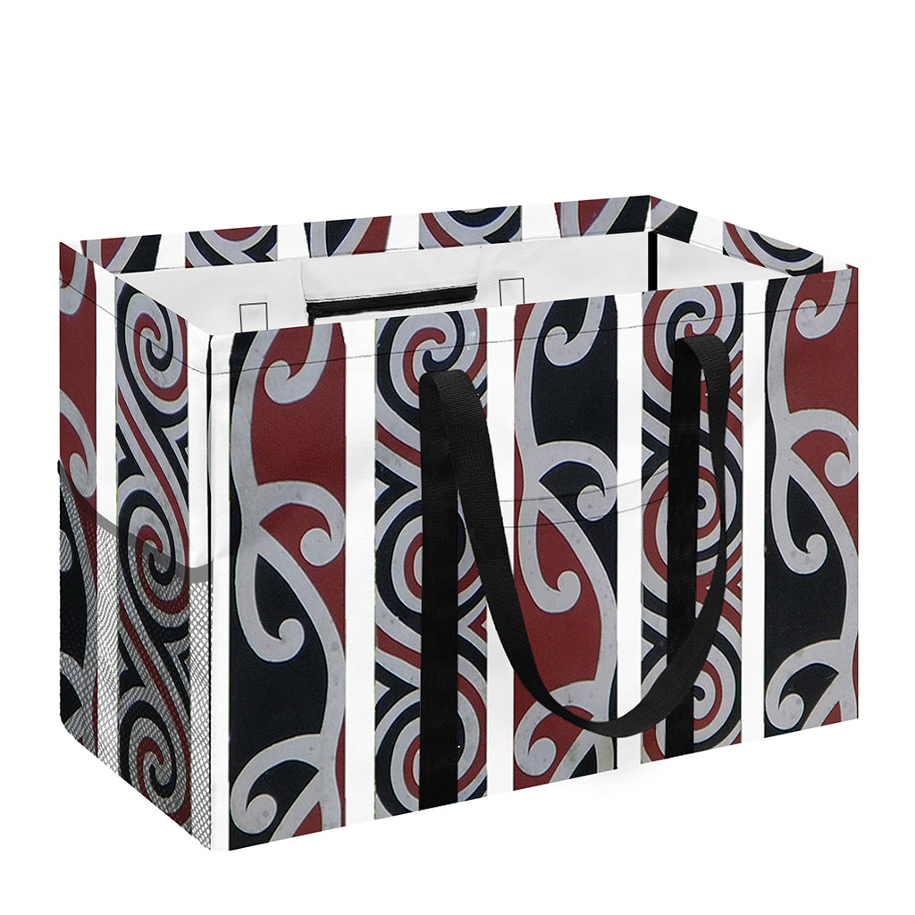 Maori Fence Print Utility Tote Bag