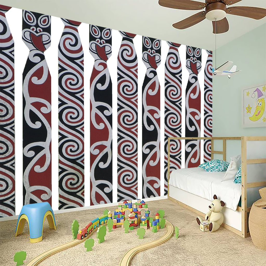 Maori Fence Print Wall Sticker