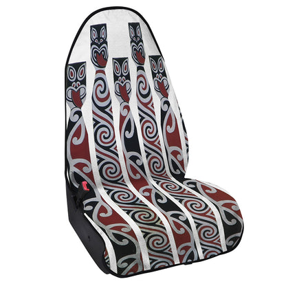 Maori Fence Print Waterproof Car Seat Cover