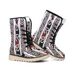Maori Fence Print Winter Boots