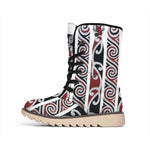 Maori Fence Print Winter Boots