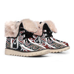 Maori Fence Print Winter Boots