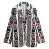 Maori Fence Print Women's Blazer