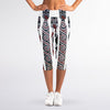 Maori Fence Print Women's Capri Leggings