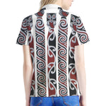 Maori Fence Print Women's Polo Shirt