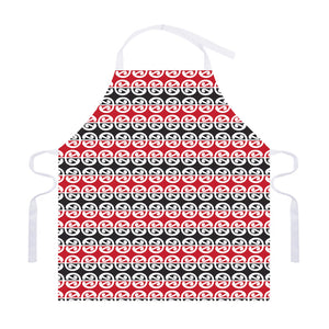 Maori Kowhaiwhai Pattern Print Adjustable Apron