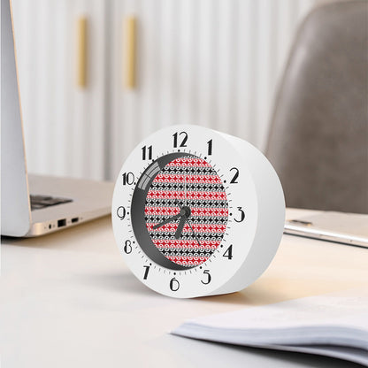 Maori Kowhaiwhai Pattern Print Alarm Clock