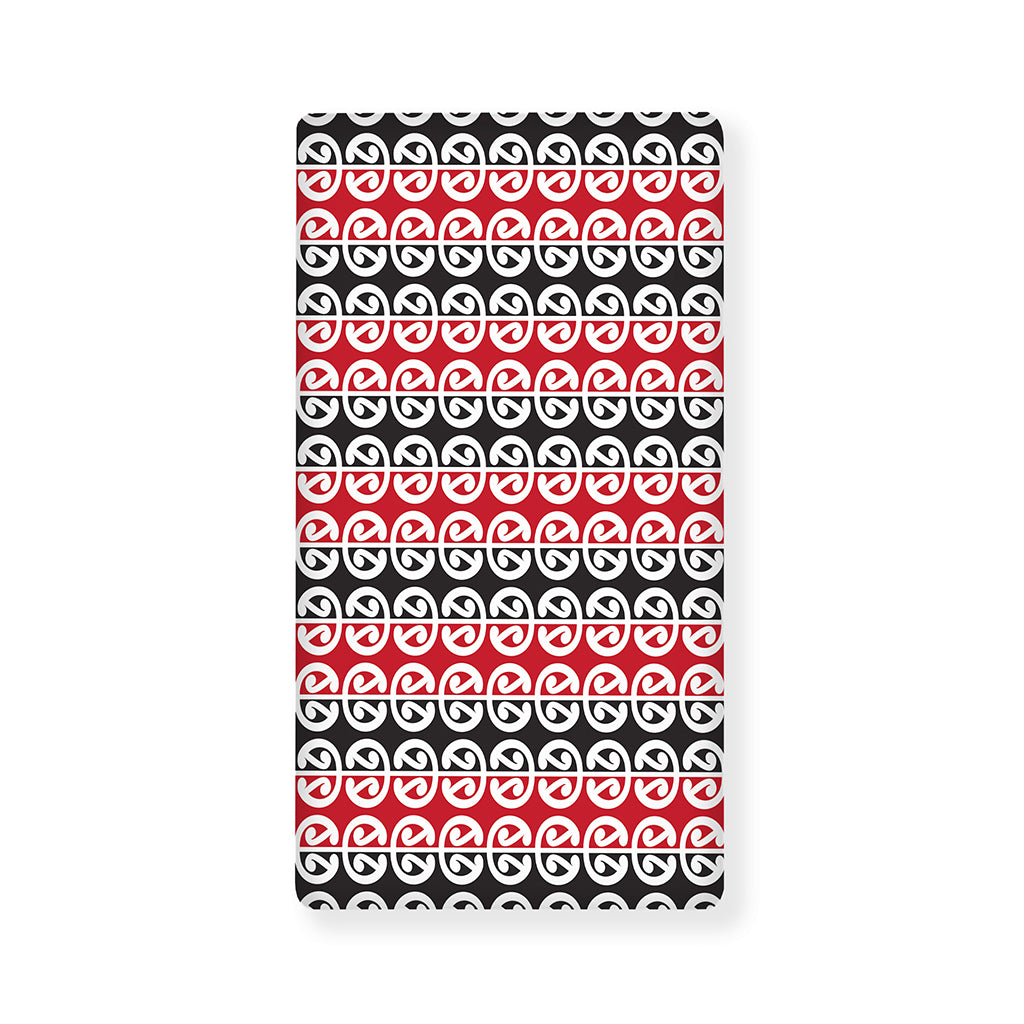 Maori Kowhaiwhai Pattern Print Baby Crib Sheet