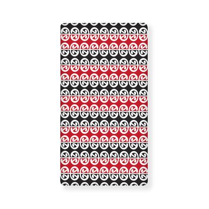 Maori Kowhaiwhai Pattern Print Baby Crib Sheet