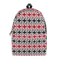 Maori Kowhaiwhai Pattern Print School Backpack