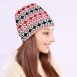 Maori Kowhaiwhai Pattern Print Beanie