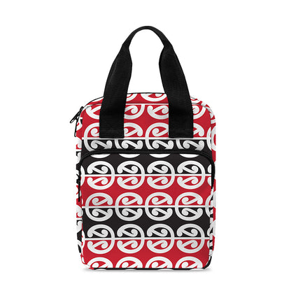 Maori Kowhaiwhai Pattern Print Bible Tote Bag