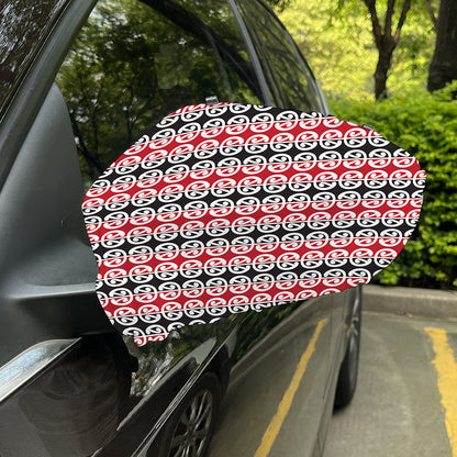 Maori Kowhaiwhai Pattern Print Car Side Mirror Covers