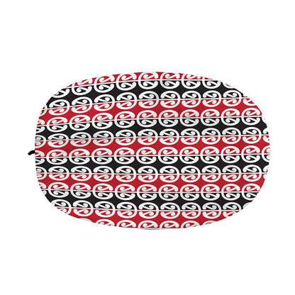 Maori Kowhaiwhai Pattern Print Car Side Mirror Covers