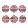 Maori Kowhaiwhai Pattern Print Coaster Set