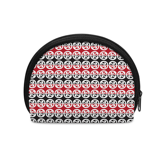 Maori Kowhaiwhai Pattern Print Coin Purse