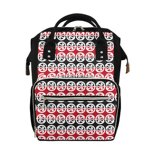 Maori Kowhaiwhai Pattern Print Diaper Bag