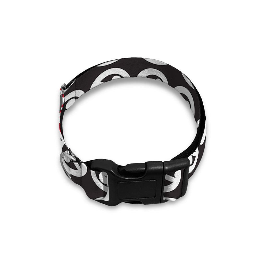 Maori Kowhaiwhai Pattern Print Dog Collar