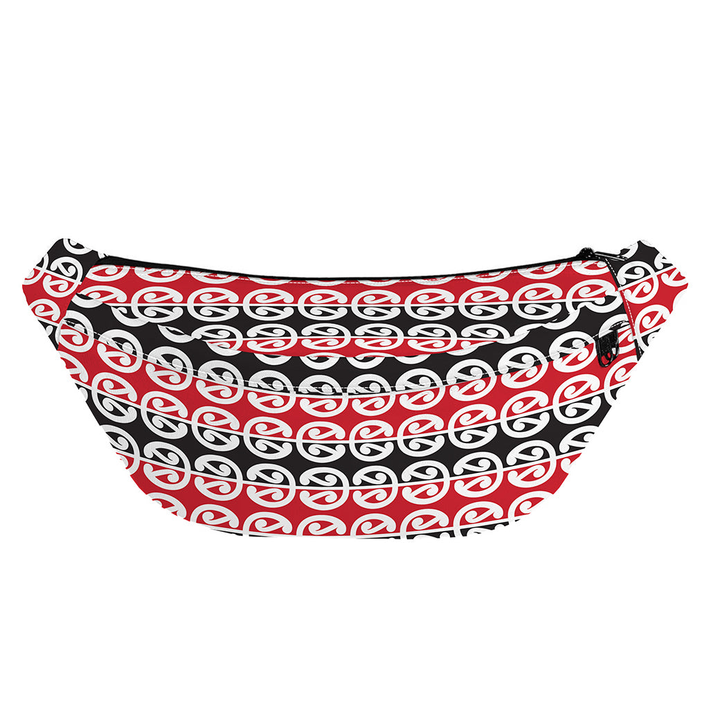 Maori Kowhaiwhai Pattern Print Fanny Pack