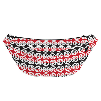 Maori Kowhaiwhai Pattern Print Fanny Pack