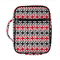 Maori Kowhaiwhai Pattern Print Front Pocket Bible Bag