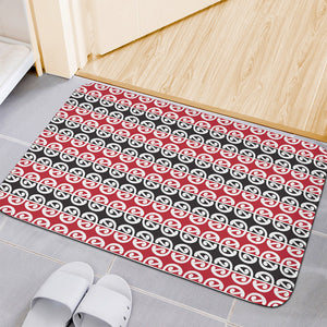 Maori Kowhaiwhai Pattern Print Indoor Door Mat