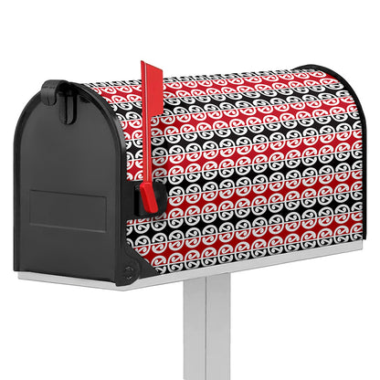 Maori Kowhaiwhai Pattern Print Mailbox Cover