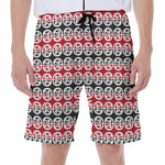 Maori Kowhaiwhai Pattern Print Men's Beach Shorts