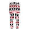 Maori Kowhaiwhai Pattern Print Men's leggings