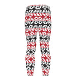 Maori Kowhaiwhai Pattern Print Men's leggings