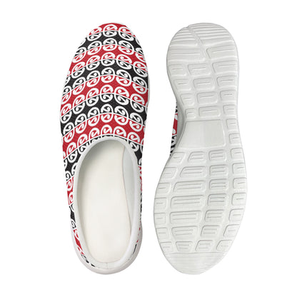 Maori Kowhaiwhai Pattern Print Mesh Casual Shoes