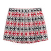 Maori Kowhaiwhai Pattern Print Mesh Shorts