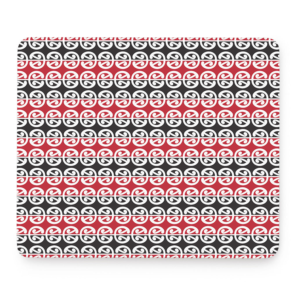 Maori Kowhaiwhai Pattern Print Mouse Pad