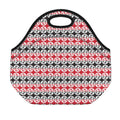 Maori Kowhaiwhai Pattern Print Neoprene Lunch Bag