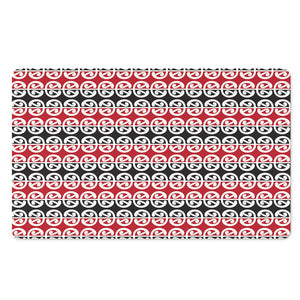 Maori Kowhaiwhai Pattern Print Polyester Doormat