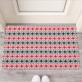 Maori Kowhaiwhai Pattern Print Rubber Doormat
