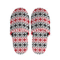 Maori Kowhaiwhai Pattern Print Slippers