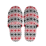 Maori Kowhaiwhai Pattern Print Slippers