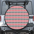 Maori Kowhaiwhai Pattern Print Tire Cover