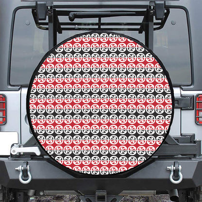 Maori Kowhaiwhai Pattern Print Tire Cover