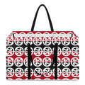 Maori Kowhaiwhai Pattern Print Utility Tote Bag
