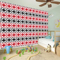 Maori Kowhaiwhai Pattern Print Wall Sticker