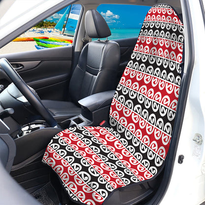 Maori Kowhaiwhai Pattern Print Waterproof Car Seat Cover