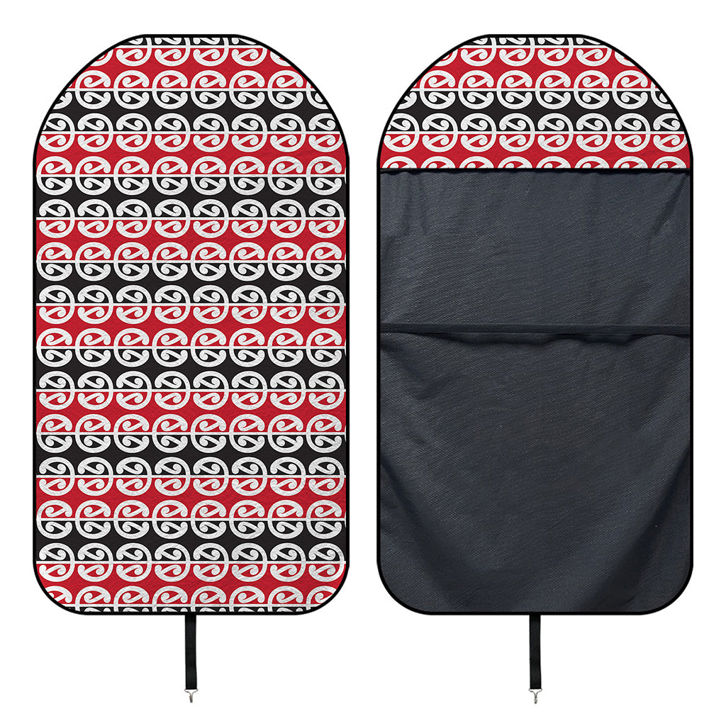 Maori Kowhaiwhai Pattern Print Waterproof Car Seat Cover