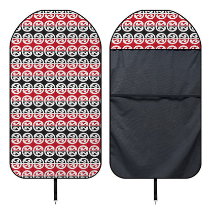 Maori Kowhaiwhai Pattern Print Waterproof Car Seat Cover
