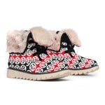 Maori Kowhaiwhai Pattern Print Winter Boots